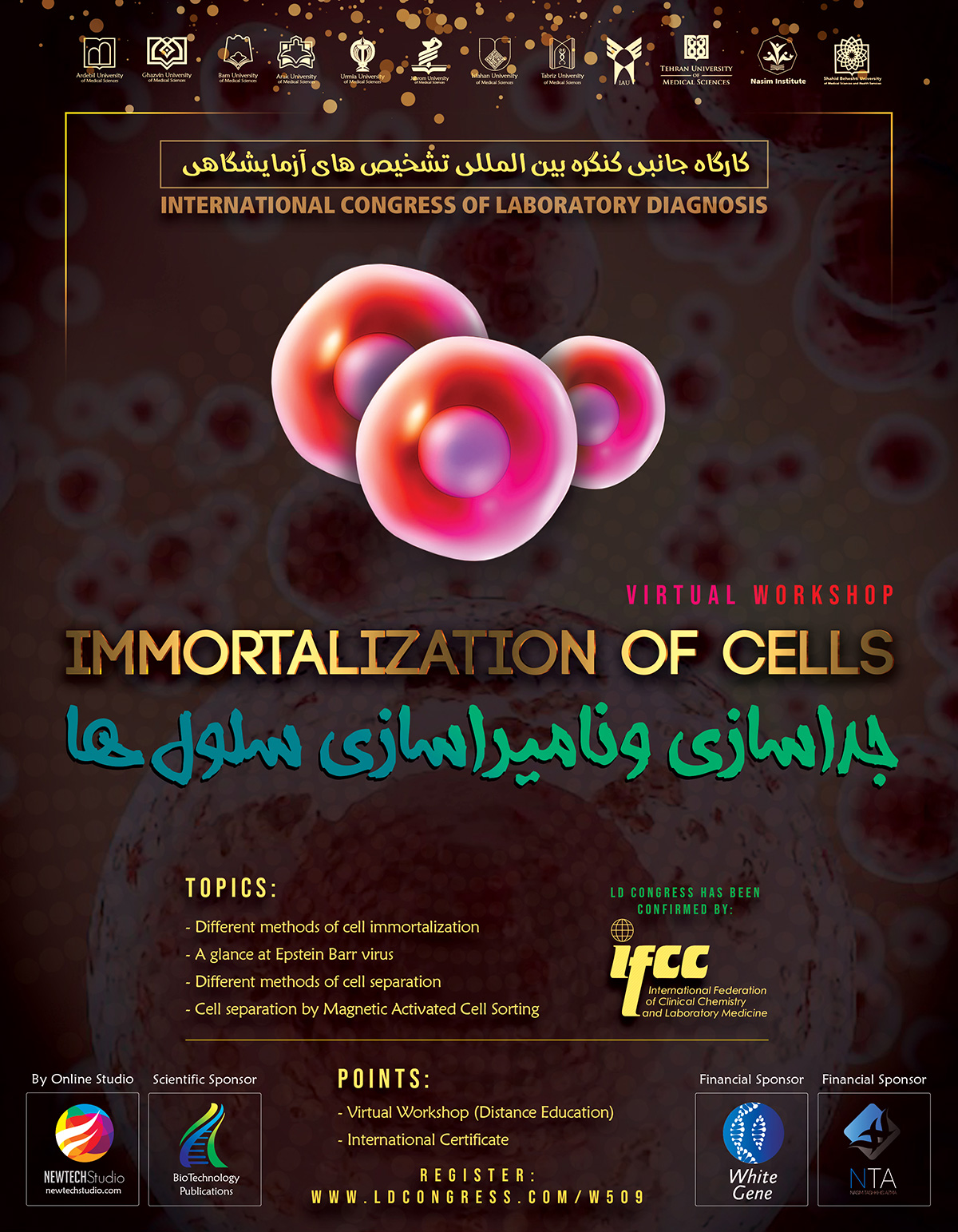 Cell separation and immortalization